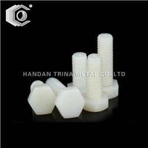 DIN933 Yas Nylon Hex Ntsia Liaj Qhov Rooj