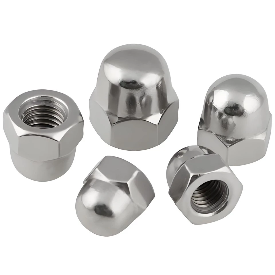 DIN 1587 Hexagon Domed Cap Txiv Ntseej